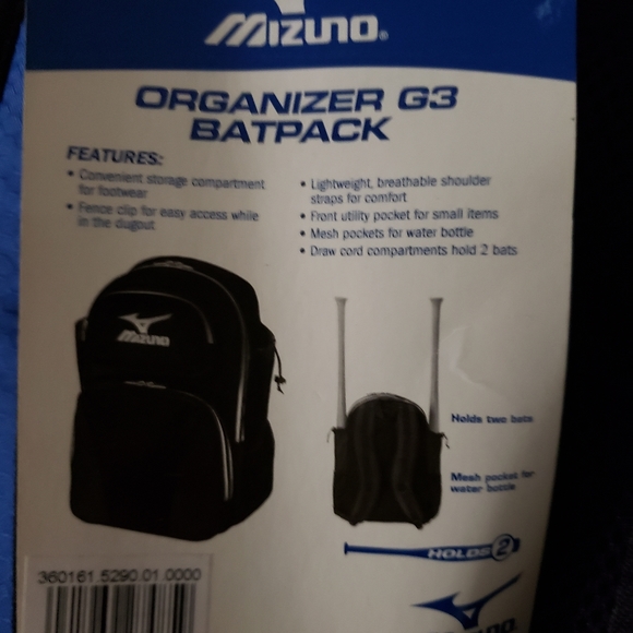 Mizuno Batback And Batting Jersey, NWT - Picture 4 of 9